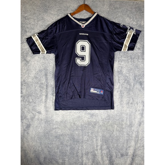 Reebok Other - Reebok NFL Dallas Cowboys Tony Romo 9 Jersey Youth XL Navy Blue Football Onfield